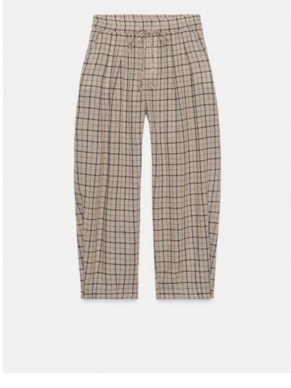 Zara barrel leg pants